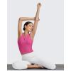 imageG4Free BareFeel Tennis Yoga Tank Tops Half Zip Workout Athletic Sleeveless Athleisure Tanks High Neck Gym Golf Slim FitHot Pink