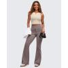 imageG4Free BareFeel Tennis Yoga Tank Tops Half Zip Workout Athletic Sleeveless Athleisure Tanks High Neck Gym Golf Slim FitLight Khaki