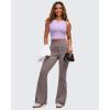 imageG4Free BareFeel Tennis Yoga Tank Tops Half Zip Workout Athletic Sleeveless Athleisure Tanks High Neck Gym Golf Slim FitLight Purple