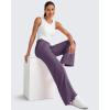 imageG4Free Chillwhisp Lightweight Wide Leg Pants Women Front Seam Elastic Waist Flowy Palazzo Pants SummerGrape Purple