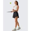 imageG4Free Chillwhisp Running Shorts for Women 25  Dolphin Elastic Waistband with Pockets for Athletic Gym WorkoutBlack
