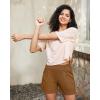 imageG4Free EverGoing Dressy Casual Shorts for Women 5 High Waisted Summer Lounge Pleated Shorts with PocketsCoca Mocha