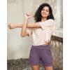 imageG4Free EverGoing Dressy Casual Shorts for Women 5 High Waisted Summer Lounge Pleated Shorts with PocketsGrape Purple