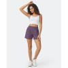 imageG4Free EverGoing Dressy Casual Shorts for Women 5 High Waisted Summer Lounge Pleated Shorts with PocketsGrape Purple