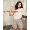 imageG4Free EverGoing Dressy Casual Shorts for Women 5 High Waisted Summer Lounge Pleated Shorts with PocketsMocha