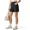 imageG4Free EverGoing Womens Wide Leg Shorts High Waisted 4  5Casual Comfy Shorts with Pockets for Yoga Workout LoungeBlack