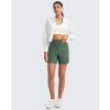 imageG4Free EverGoing Womens Wide Leg Shorts High Waisted 4  5Casual Comfy Shorts with Pockets for Yoga Workout LoungeDark Forest Green