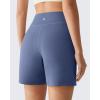 imageG4Free EverGoing Womens Wide Leg Shorts High Waisted 4  5Casual Comfy Shorts with Pockets for Yoga Workout LoungeDenim Blue