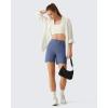 imageG4Free EverGoing Womens Wide Leg Shorts High Waisted 4  5Casual Comfy Shorts with Pockets for Yoga Workout LoungeDenim Blue