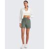imageG4Free EverGoing Womens Wide Leg Shorts High Waisted 4  5Casual Comfy Shorts with Pockets for Yoga Workout LoungeGrey Sage