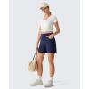 imageG4Free EverGoing Womens Wide Leg Shorts High Waisted 4  5Casual Comfy Shorts with Pockets for Yoga Workout LoungeRoyal Blue