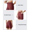 imageG4Free EverGoing Womens Wide Leg Shorts High Waisted 4  5Casual Comfy Shorts with Pockets for Yoga Workout LoungeWine