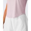 imageG4Free Lyocell Workout Athletic Tank Tops High Neck Sleeveless Yoga Tanks Loose Gym Running Exercixe TopLight Pink