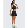 imageG4Free Lyocell Workout Racerback Tank Tops Loose Fit Athletic Tanks Hip Length Gym Running TopBlack