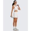 imageG4Free Lyocell Workout Racerback Tank Tops Loose Fit Athletic Tanks Hip Length Gym Running TopPure White