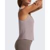 imageG4Free Racerback Workout Tank Tops for Women High Neck Athletic Long Tanks Fast Dry Sleeveless Pilates Running ShirtsGray Lilac