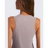 imageG4Free Racerback Workout Tank Tops for Women High Neck Athletic Long Tanks Fast Dry Sleeveless Pilates Running ShirtsGray Lilac