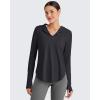 imageG4Free Skimetic UPF 50 Sun Hoodie Women Long Sleeve Workout Tops Half Zip Sun Shirts Quick Dry Running HikingBlack