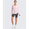 imageG4Free Skimetic UPF 50 Sun Hoodie Women Long Sleeve Workout Tops Half Zip Sun Shirts Quick Dry Running HikingPink
