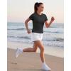 imageG4Free Soft Lyocell Quick Dry Workout Tops for Women  Running Yoga Athletic Gym Casual Short Sleeve TShirt BreathableBlack