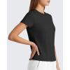 imageG4Free Soft Lyocell Quick Dry Workout Tops for Women  Running Yoga Athletic Gym Casual Short Sleeve TShirt BreathableBlack