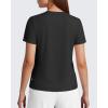 imageG4Free Soft Lyocell Quick Dry Workout Tops for Women  Running Yoga Athletic Gym Casual Short Sleeve TShirt BreathableBlack