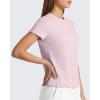 imageG4Free Soft Lyocell Quick Dry Workout Tops for Women  Running Yoga Athletic Gym Casual Short Sleeve TShirt BreathableLight Pink