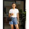 imageG4Free Soft Lyocell Quick Dry Workout Tops for Women  Running Yoga Athletic Gym Casual Short Sleeve TShirt BreathablePure White