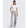 imageG4Free Soft Lyocell Workout Tops Quick Dry Womens Short Sleeve Crop TShirt Crewneck Casual Tees Athletic Running YogaPure White
