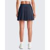 imageG4Free Wide Pleated Women Tennis Skirts High Waisted Golf Skorts Lightweight Casual Cute Athletic Builtin Shorts PocketsDark Navy