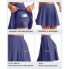 imageG4Free Wide Pleated Women Tennis Skirts High Waisted Golf Skorts Lightweight Casual Cute Athletic Builtin Shorts PocketsDusky Purple