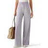 imageG4Free Chillwhisp Lightweight Drawstring Wide Leg Pants Womens Side Slit Flowy Travel Beach Pants SummerChime Gray