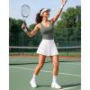 imageG4Free BareFeel Workout Racerback Tank Tops Removable Padded Built in Bra Yoga Tanks Athletic Gym Tennis TopGray Sage