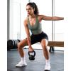 imageG4Free BareFeel Workout Racerback Tank Tops Removable Padded Built in Bra Yoga Tanks Athletic Gym Tennis TopGray Sage