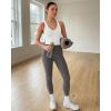 imageG4Free BareFeel Workout Racerback Tank Tops Removable Padded Built in Bra Yoga Tanks Athletic Gym Tennis TopPure White