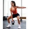 imageG4Free BareFeel Workout Racerback Tank Tops Removable Padded Built in Bra Yoga Tanks Athletic Gym Tennis TopRust Orange