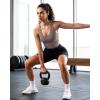 imageG4Free BareFeel Workout Racerback Tank Tops Removable Padded Built in Bra Yoga Tanks Athletic Gym Tennis TopTaupe