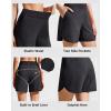 imageG4Free Chillwhisp Running Shorts for Women 4  High Waist Lightweight Casual Athletic Shorts Builtin Liner with PocketsBlack