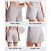 imageG4Free Chillwhisp Running Shorts for Women 4  High Waist Lightweight Casual Athletic Shorts Builtin Liner with PocketsChime Gray