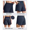 imageG4Free Chillwhisp Running Shorts for Women 4  High Waist Lightweight Casual Athletic Shorts Builtin Liner with PocketsDark Navy