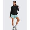 imageG4Free Lightbreeze UPF 50 UV Long Sleeve Workout Shirts for Women  Sun Hoodie Loose Fit with Thumholes Hiking CasualBlack