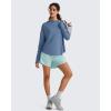 imageG4Free Lightbreeze UPF 50 UV Long Sleeve Workout Shirts for Women  Sun Hoodie Loose Fit with Thumholes Hiking CasualDusty Blue
