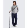 imageG4Free Lightbreeze UPF 50 UV Long Sleeve Workout Shirts for Women  Sun Hoodie Loose Fit with Thumholes Hiking CasualSilver Gray