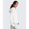 imageG4Free Lightbreeze UPF 50 UV Long Sleeve Workout Shirts for Women  Sun Hoodie Loose Fit with Thumholes Hiking CasualWhite