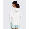 imageG4Free Lightbreeze UPF 50 UV Long Sleeve Workout Shirts for Women  Sun Hoodie Loose Fit with Thumholes Hiking CasualWhite