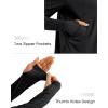 imageG4Free Skimetic Womens UPF 50 Sun Protection Hoodie Shirts Quick Dry Rash Guard Long Sleeve Zip Athlete Jacket Pocket HikingBlack