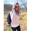 imageG4Free Skimetic Womens UPF 50 Sun Protection Hoodie Shirts Quick Dry Rash Guard Long Sleeve Zip Athlete Jacket Pocket HikingGray