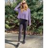 imageG4Free Skimetic Womens UPF 50 Sun Protection Hoodie Shirts Quick Dry Rash Guard Long Sleeve Zip Athlete Jacket Pocket HikingGray Purple