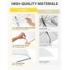 imageG4Free 52 inch Clear Bubble Umbrella Large Canopy Transparent Dome Coverage Stick Umbrella J Hook Handle European Style for WeddingsPromGraduation and Outdoor EventsBlack Trim
