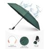 imageG4Free Strong Windproof Travel Umbrella 42 Inch Compact Umbrellas for Rain amp Sun with Double Canopy Automatic Portable DurableDark Green